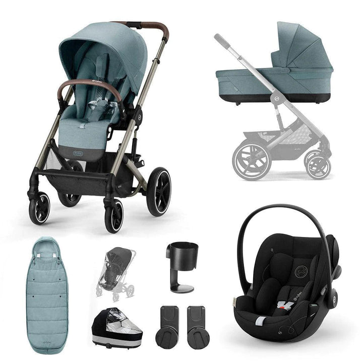 Cybex Balios S Lux + Cloud G Luxury Bundle - Sky Blue