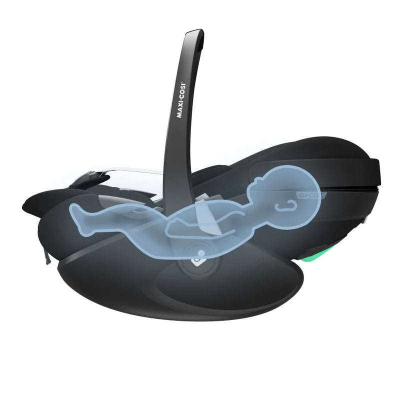 egg3 Luxury Maxi-Cosi Pebble 360 Pro2 Luxury Travel System Bundle - Sage