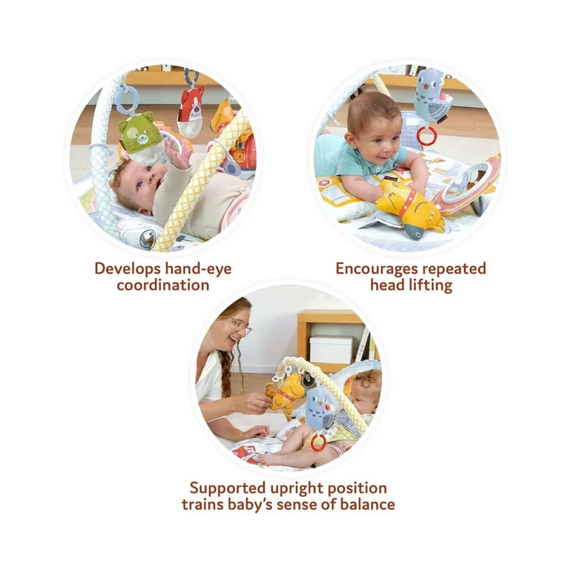 Yookidoo Urban Gymotion Lay to Sit-Up Playmat