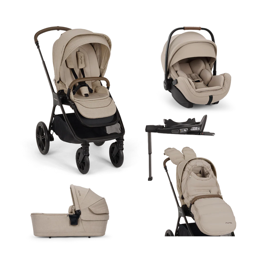 Nuna Triv LX Complete Luxury Travel System Bundle - Cosmopolitan