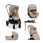 Nuna Triv LX Complete Luxury Travel System Bundle - Cosmopolitan