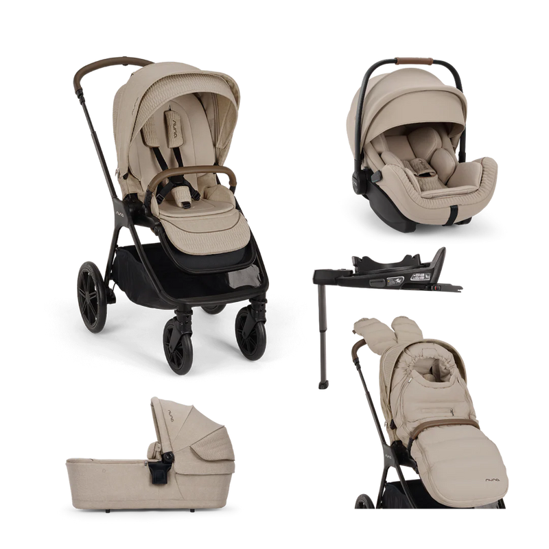 Nuna Triv LX Complete Luxury Travel System Bundle - Cosmopolitan