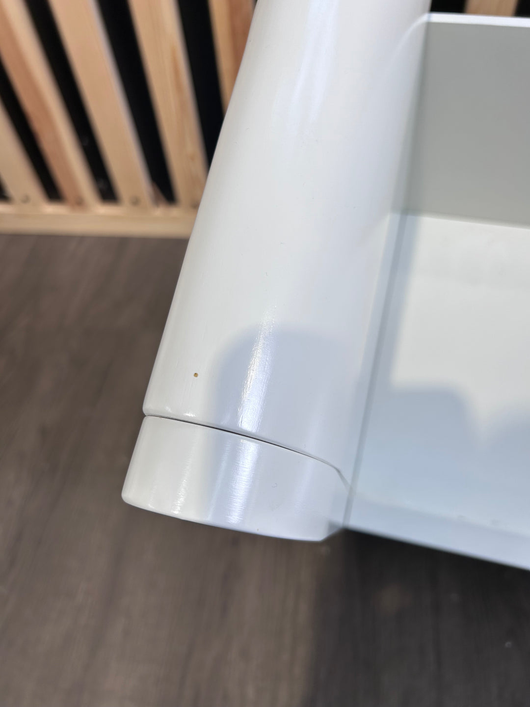 EX DISPLAY Obaby Stamford Sleigh Shelf - White (COLLECTION FROM STORE ONLY)