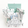 Cheeky Chompers Newborn Organic Muslin Gift Set - SIlver Stars