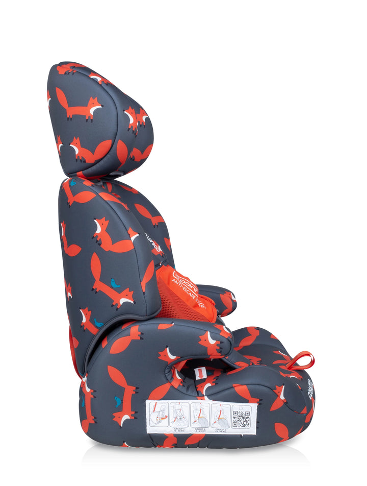 Cosatto Zoomi Group 123 Car Seat - Charcoal Mister Fox