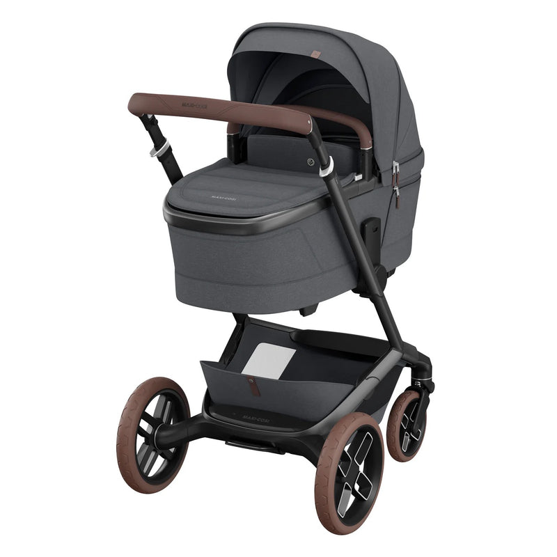 Maxi-Cosi Fame 6 Piece Travel System Bundle - Twillic Graphite/Brown