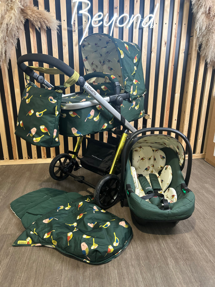 PRE LOVED Cosatto Giggle 3-in-1 Travel System - Birdland