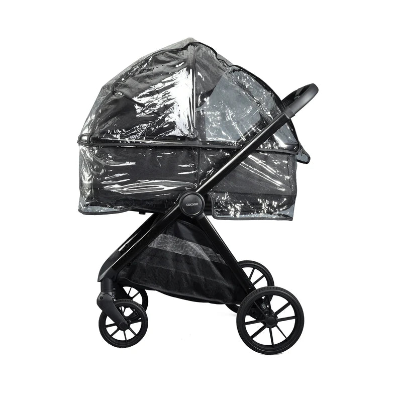 Mee-Go Cocoon Pushchair Bundle with Accessories – Liquorice