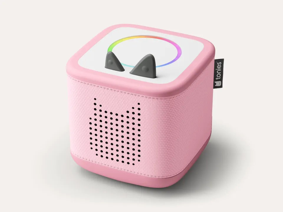 tonies Toniebox 2 Play Set with Paw Patrol Chase Tonie, Tonieplay Game & Tonieplay Controller - Cloud Pink