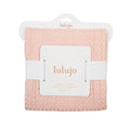 Lulujo Waffle Blanket - Ballet Slipper