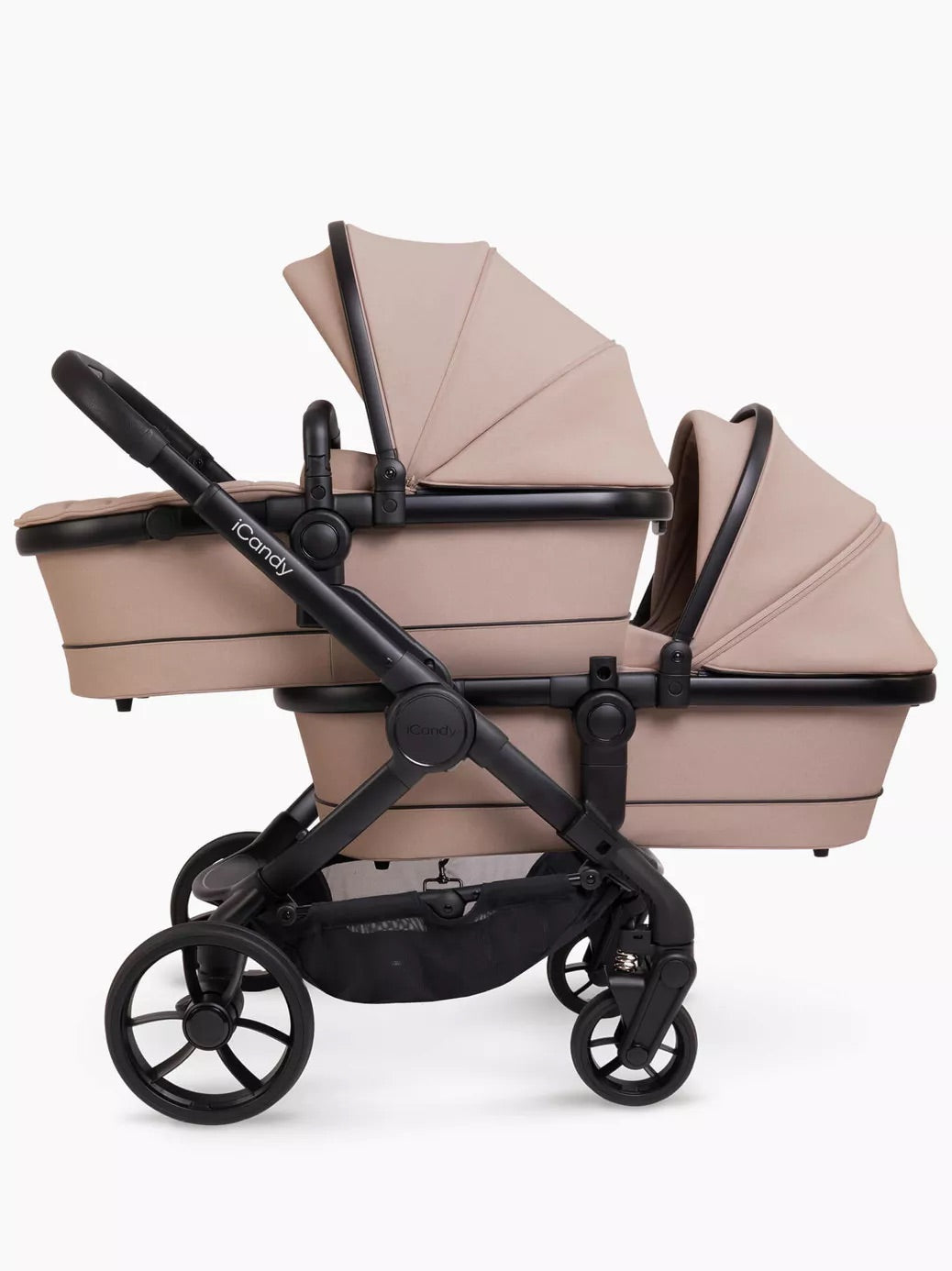 iCandy Peach 7 Twin Pushchair Bundle - Cookie