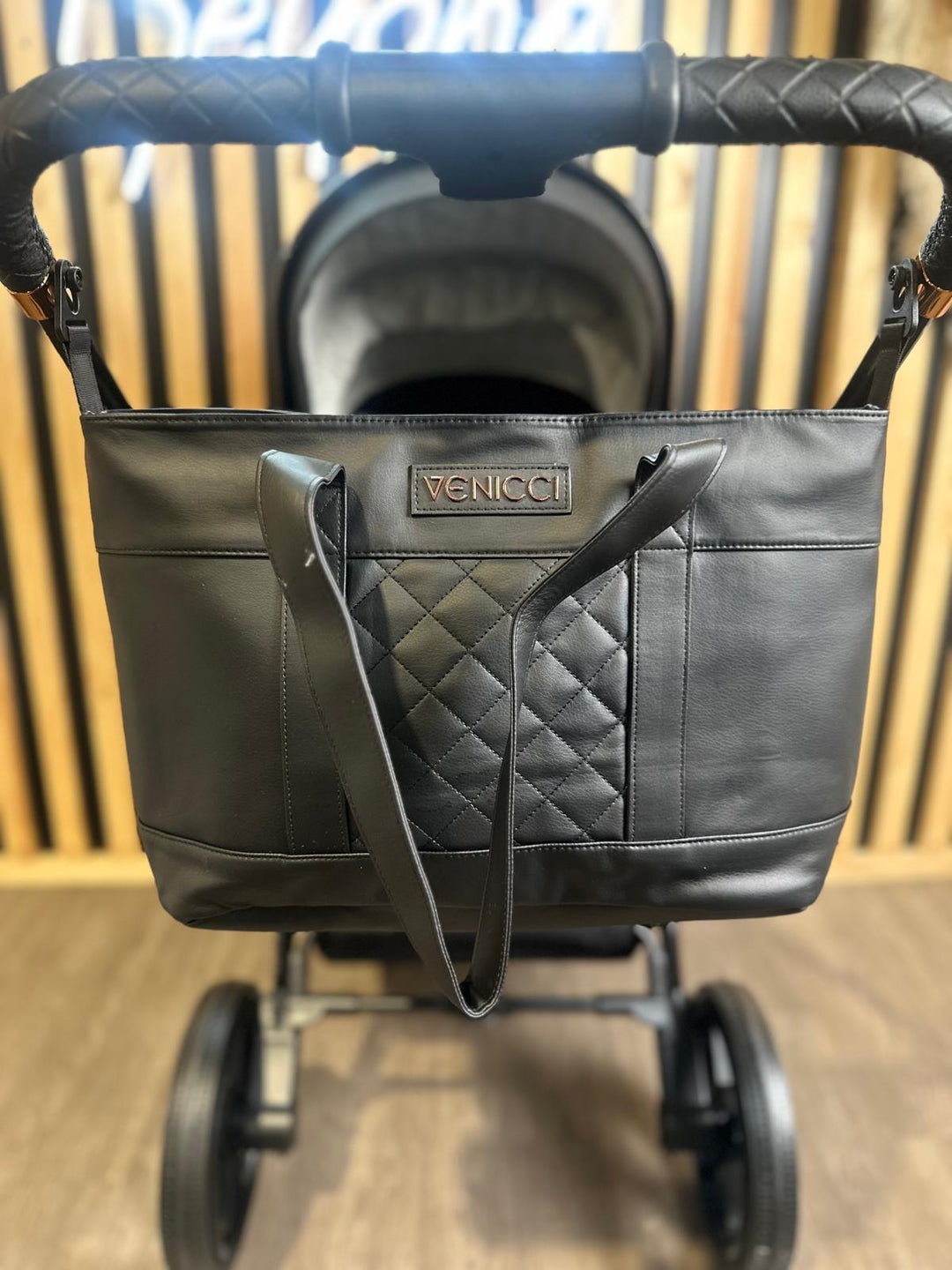 PRE LOVED Venicci Tinum Travel System - SE Stylish Black
