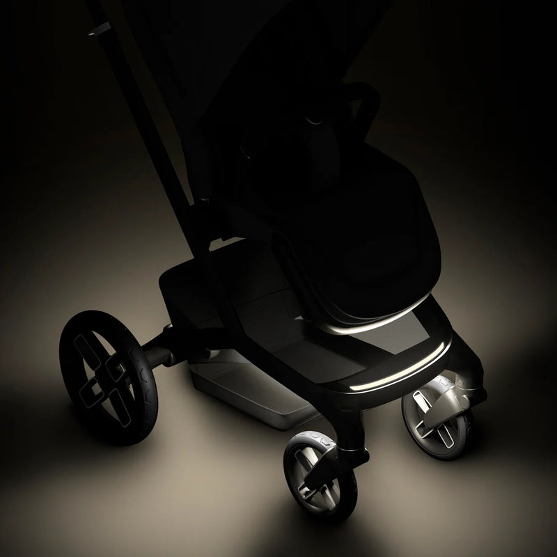 Maxi-Cosi Fame Pebble 360 8 Piece Complete Travel System Bundle - Twillic Black/Black