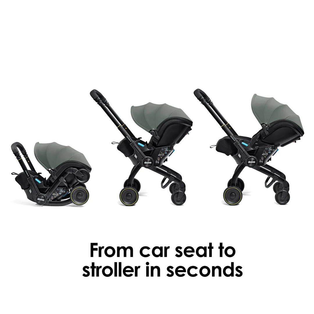 Doona X Car Seat & Stroller - Slate Green + FREE Essentials Bag