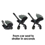Doona X Car Seat & Stroller - Slate Green/Forest Grey + FREE Essentials Bag Worth £54.99!