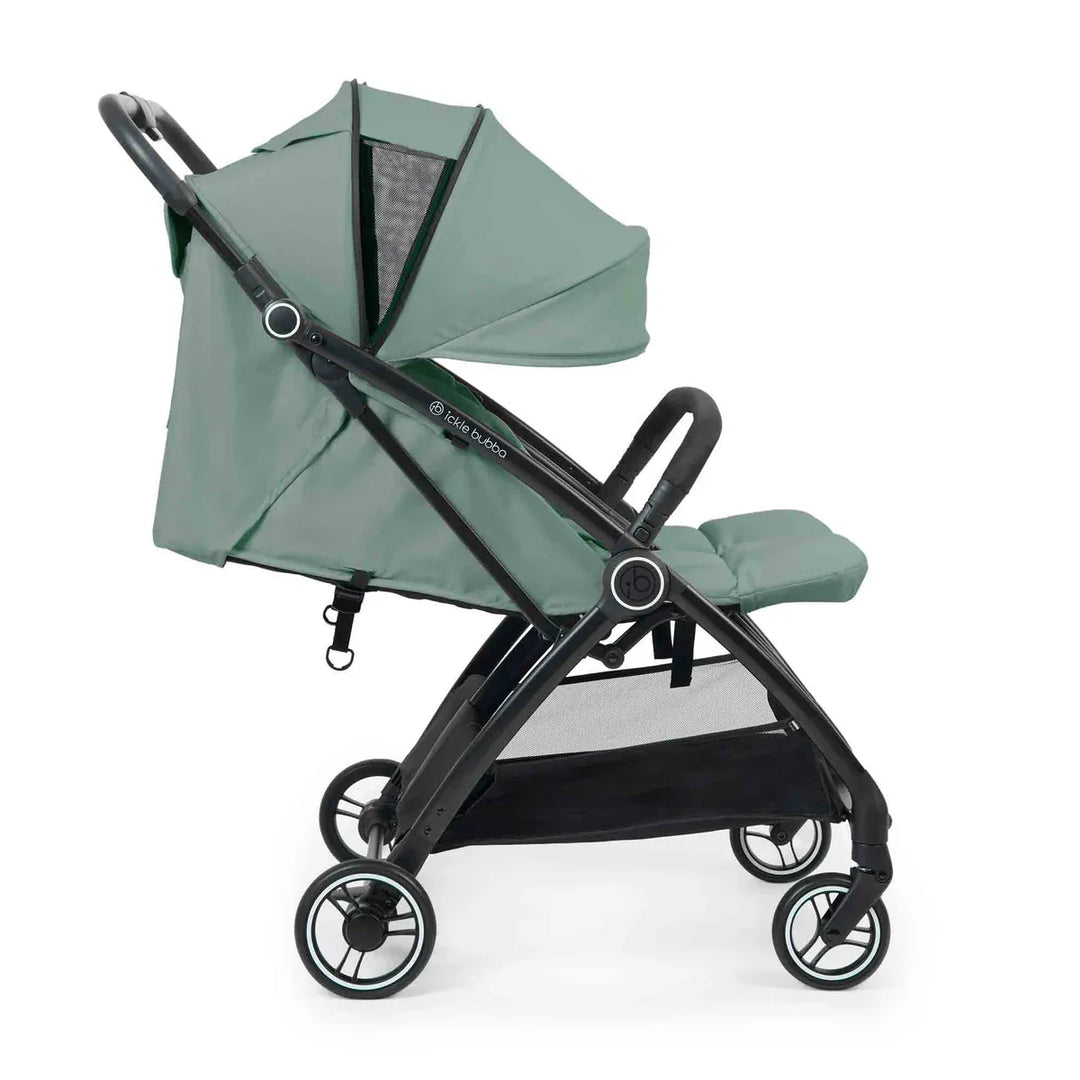 Ickle Bubba Aries Double Prime Autofold Stroller Bundle - Sage Green