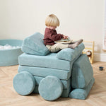 Tutti Bambini Playrama Montessori Kids Play Sofa - Ocean Stone
