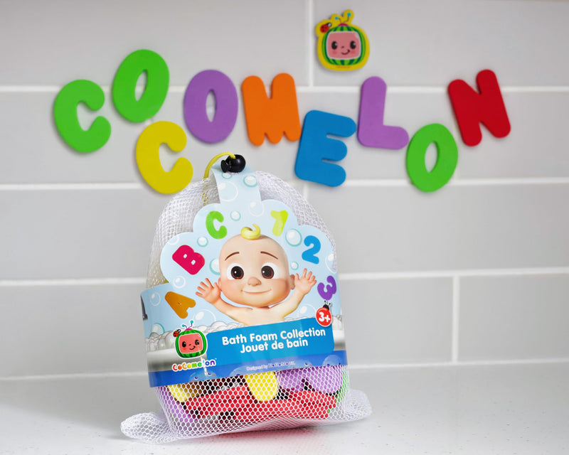 CoComelon Bath Foam Collection - Bath Letters & Numbers