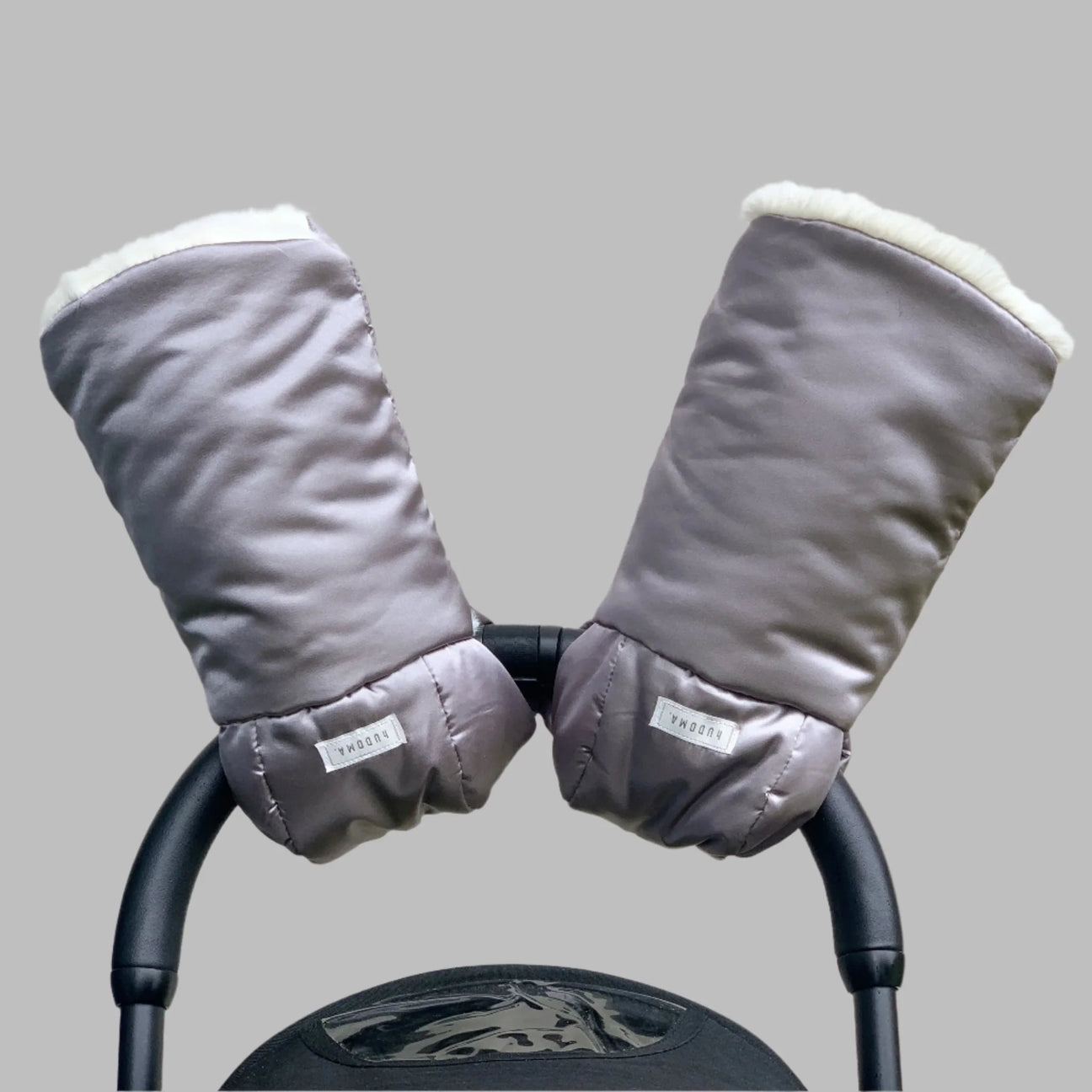 Hudoma Luxury Pram Gloves - Soho Silver