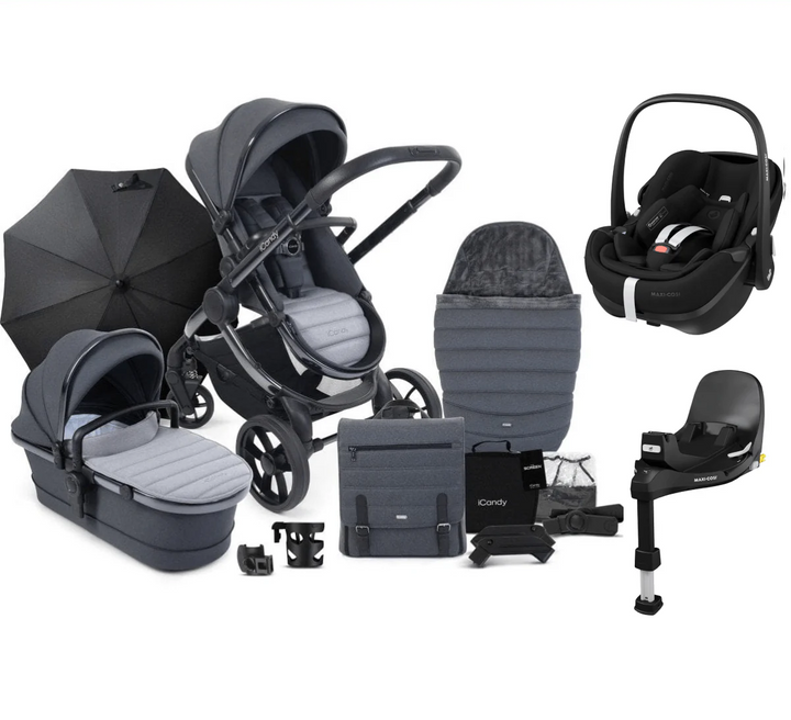 iCandy Peach 7 Pebble 360 Pro 2 Complete Travel System Bundle - Truffle