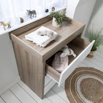 Tutti Bambini Modena Chest Changer - White and Oak COLLECTION ONLY