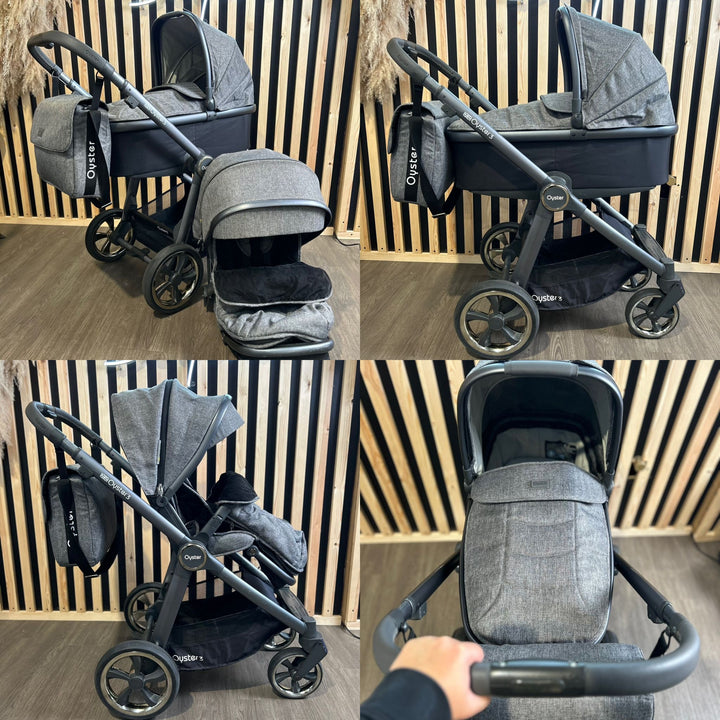 PRE LOVED Babystyle Oyster3 Pram & Pushchair - Mercury/City Grey