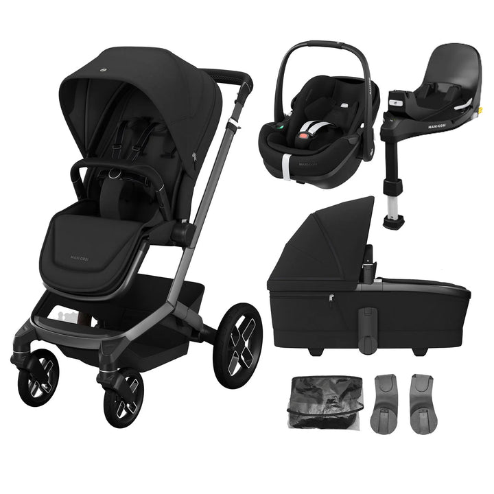 Maxi-Cosi Fame Travel System - Black | Black