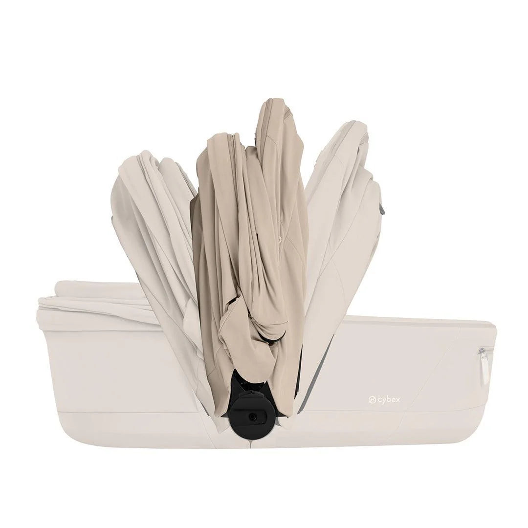 Cybex Priam Comfort Ultimate Cloud T Plus Travel System Bundle - Cozy Beige/Black
