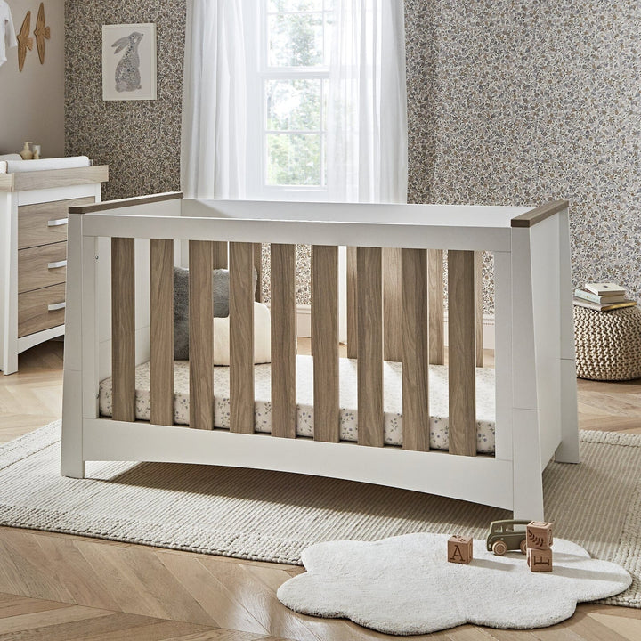 Cuddleco Ada 3 Piece Nursery Furniture Set - White & Ash