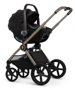 Venicci Upline3 Travel System Inc Tiago Car Seat & 360 Base 16 Piece Ultimate Bundle - Pebble