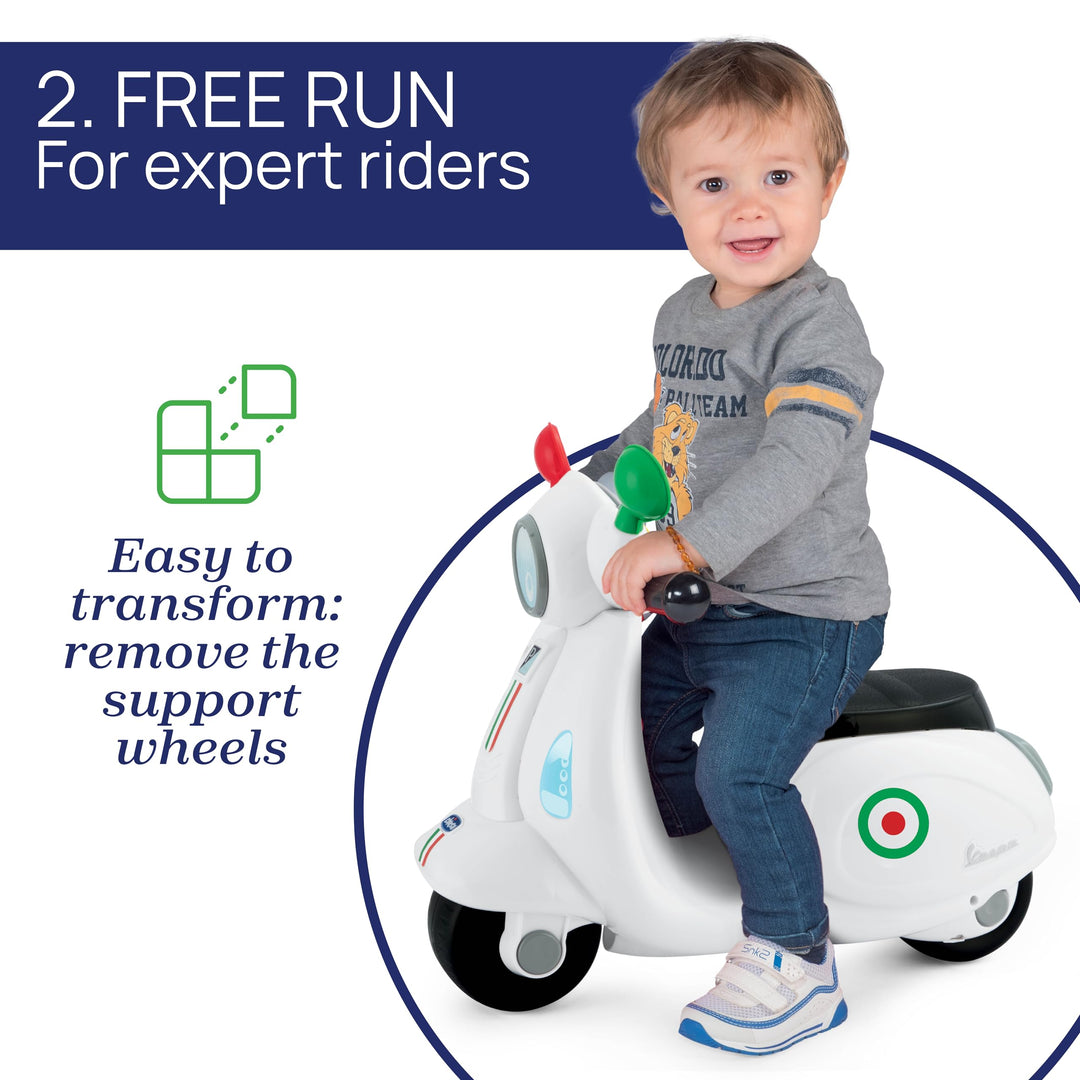 Chicco Vespa Primavera Ride-On - White