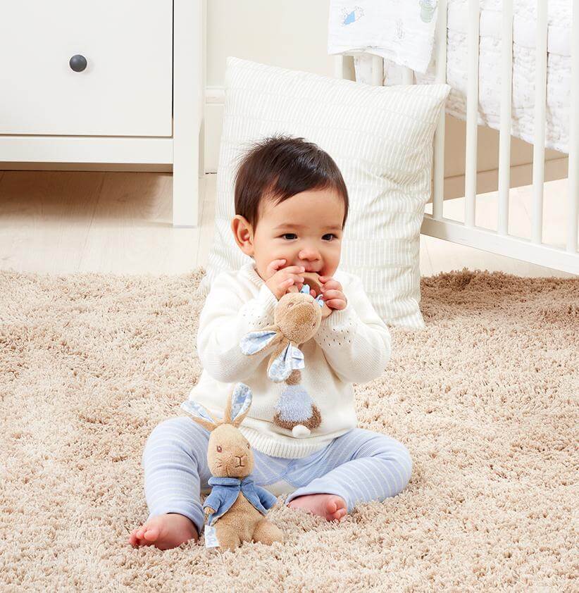 Peter Rabbit Signature Collection - Peter Wooden Ring Rattle