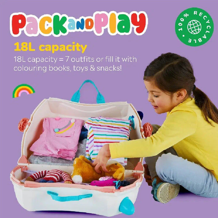 Trunki Ride-On Suitcase - Lola The Lama