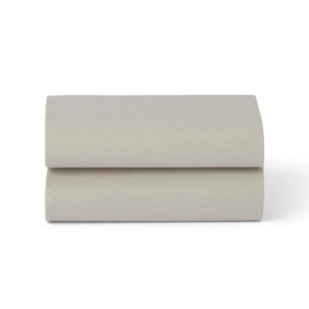 Snuzpod Crib 2 Pack Fitted Sheets - Grey