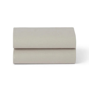 Snuzpod Crib 2 Pack Fitted Sheets - Grey