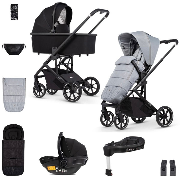 Venicci Empire 3 in 1 Complete Travel System Bundle - Urban Grey