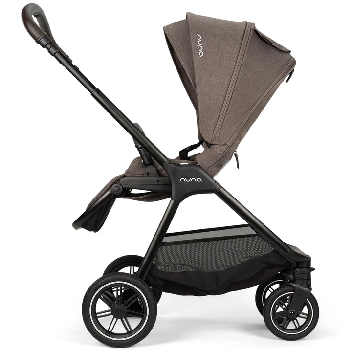 Nuna TRIV Next, LYTL Carrycot, ARRA Flex + Base Curve Travel System - Chestnut