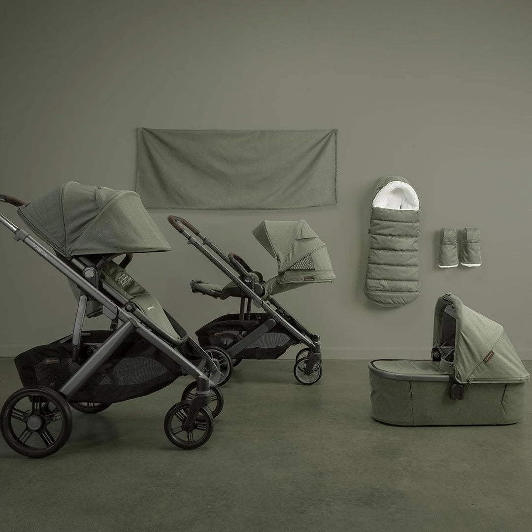 UPPAbaby Cruz V3 Pushchair - Evelyn (Meadow Green/Chestnut)