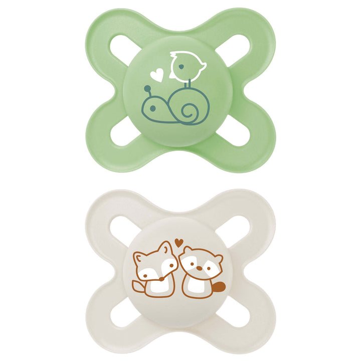 MAM Start Cute 0-2 Months Soother 2 Pack - Print Unisex