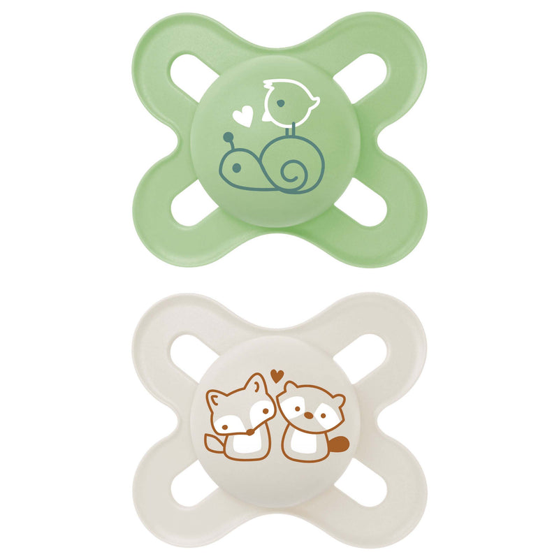 MAM Start Cute 0-2 Months Soother 2 Pack - Print Unisex