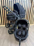 EX DISPLAY Redkite Push Me Pace Pulsar Pushchair & Car Seat - Black