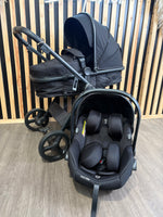 EX DISPLAY Redkite Push Me Pace Pulsar Pushchair & Car Seat - Black