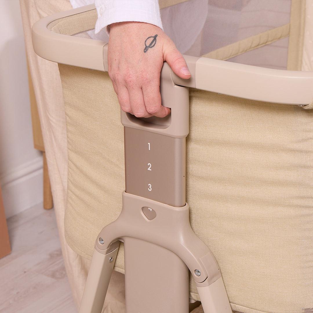 Tutti Bambini Cozee Zen Bedside Crib - Sand