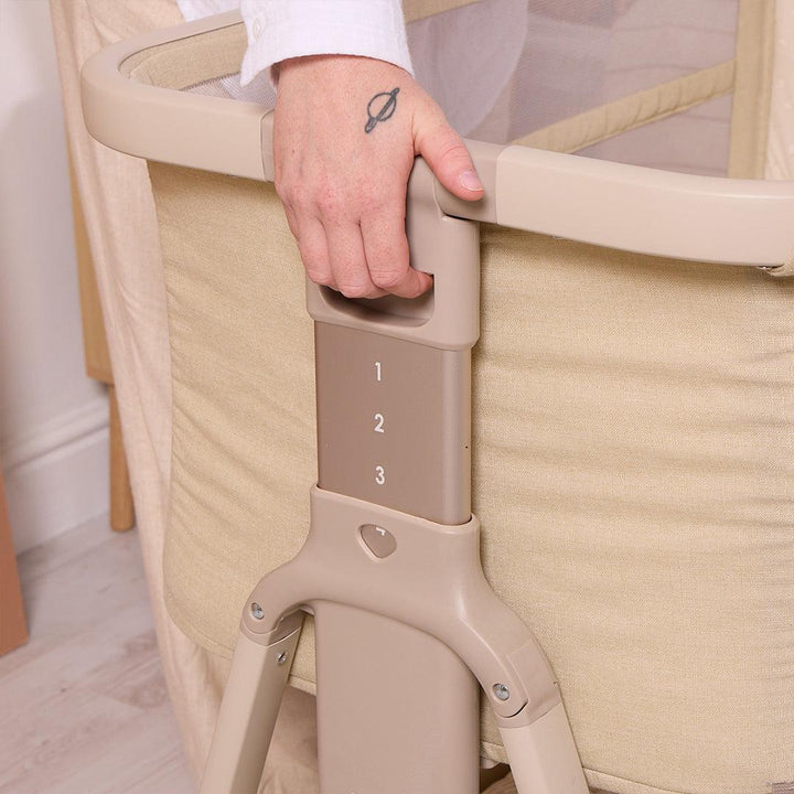 Tutti Bambini Cozee Zen Bedside Crib - Sand