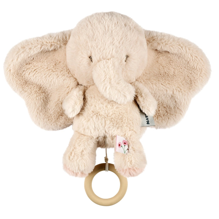 Nattou Fanfan Musical Soft Cuddle Elephant - Sand