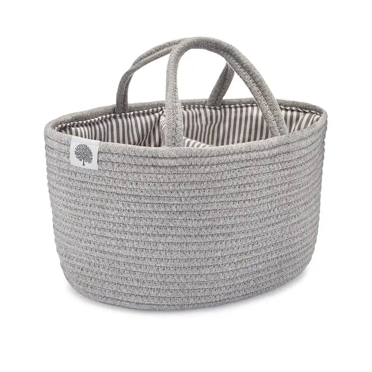 Parker Baby & Co Rope Diaper Caddy - Grey