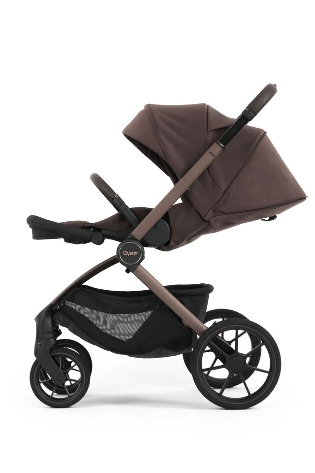 Oyster Vee Stroller Bundle - Chocolate