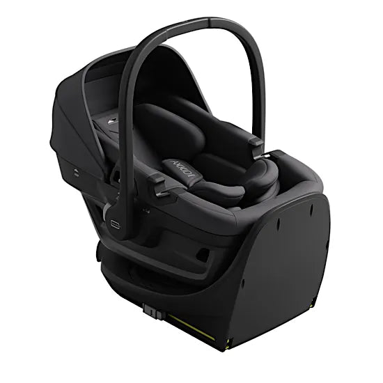 Axkid Zero Pro Infant Car Seat + Rotating Isofix Base - Arctic Mist Grey