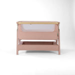 Tutti Bambini Cozee Air 2 Bedside Crib - Drifted Oak/Blush