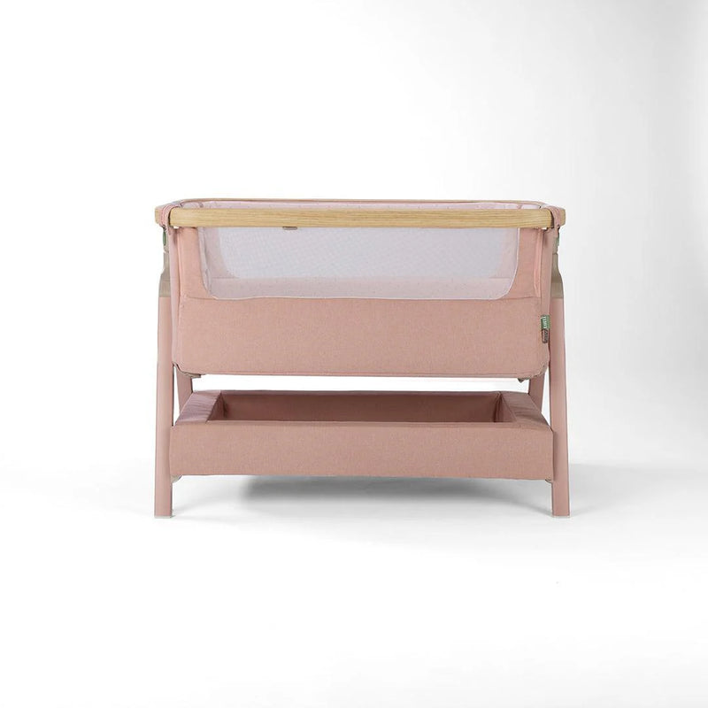Tutti Bambini Cozee Air 2 Bedside Crib - Drifted Oak/Blush